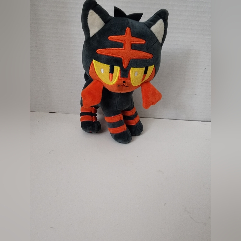 Pokemon Litten Plush Toy Wicked Cool Toys WCT 2018 Alola region Starter.